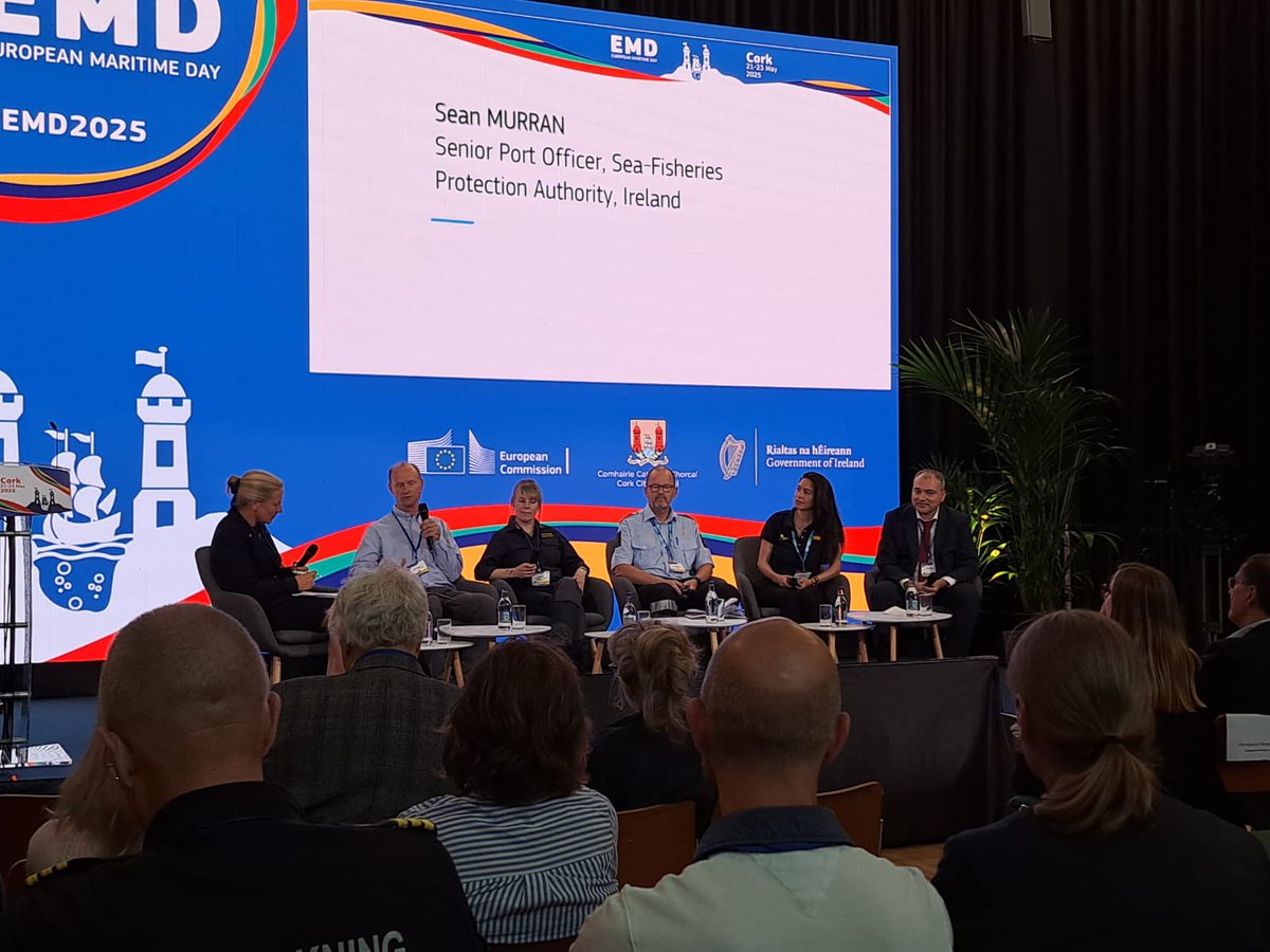 Sea Fisheries Protection Authority (@sfpaireland) on Twitter photo Colleague, Senior Port Officer, Sean Murran, took part in the EFCA Plenary session this afternoon ‘20 years of uniform and effective control and inspection’.
Marking two decades of <a href="/EFCA_EU/">European Fisheries Control Agency</a> presents an opportunity to acknowledge progress, draw lessons, and look ahead
#EMD2025 Colleague, Senior Port Officer, Sean Murran, took part in the EFCA Plenary session this afternoon ‘20 years of uniform and effective control and inspection’.
Marking two decades of <a href="/EFCA_EU/">European Fisheries Control Agency</a> presents an opportunity to acknowledge progress, draw lessons, and look ahead
#EMD2025