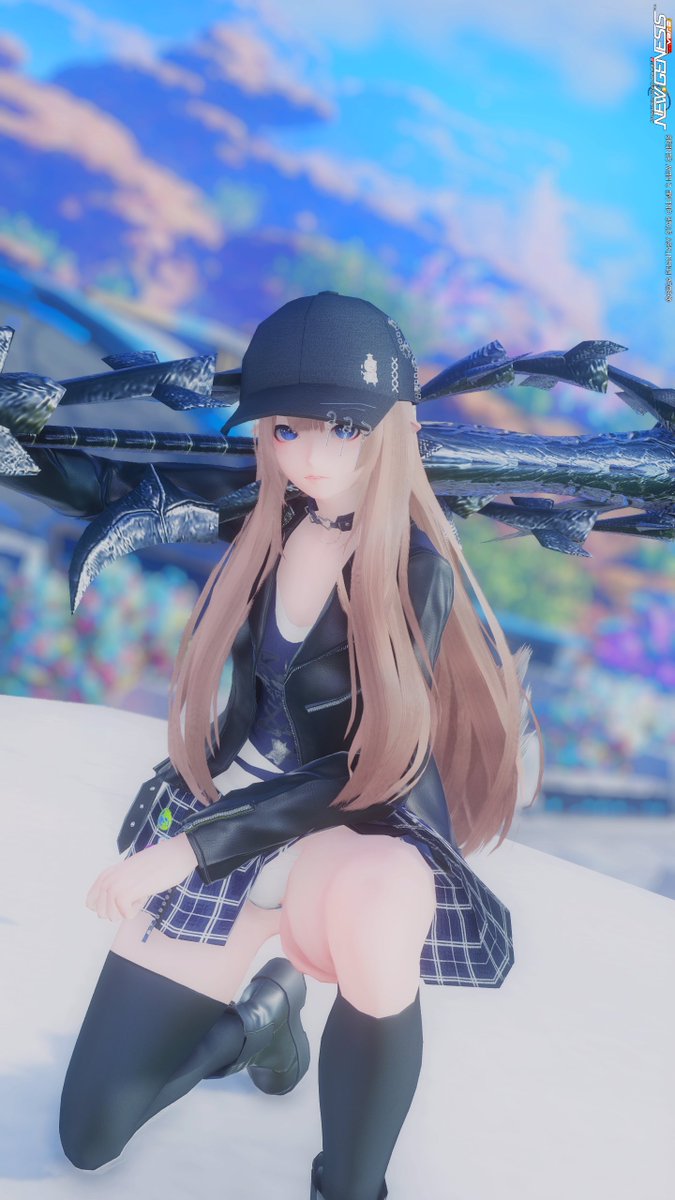 potechitch's tweet image. 武器反映ポーズかっこいい😼