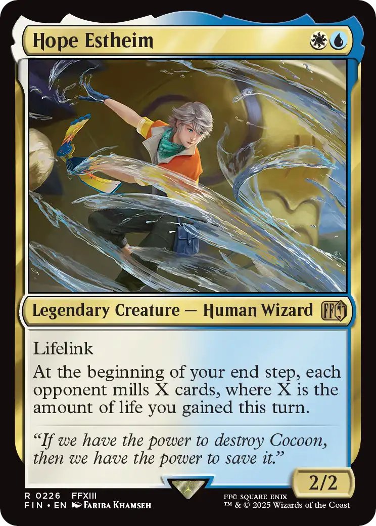 MTG x FINAL FANTASY】 《ホープ・エストハイム》 🇯🇵🎨@shiyu3painter
