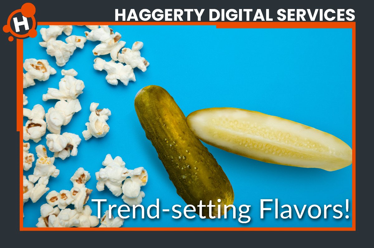 haggertydigital's tweet photo. Dill pickle this, dill pickle that... It's kinda everywhere, huh? Well, there's a reason behind every craze, and that goes for marketing strategies, too! Keep on top of trends, and you could be setting the next one!

#DillPickle #MarketingStrategy #BoldBrands #SnackableMarketing https://t.co/wpyGb0ZdwE