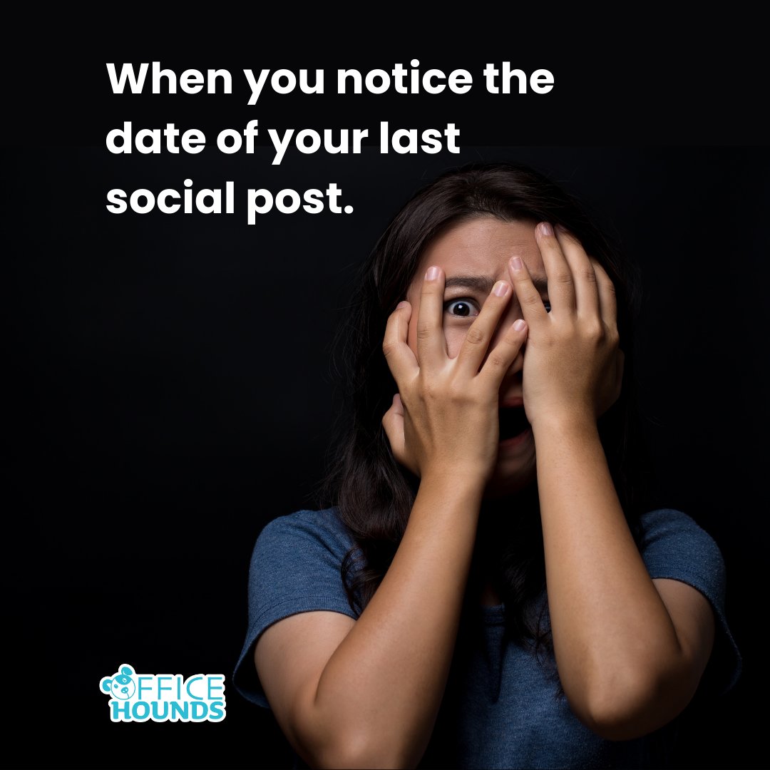 You’ve been creating content and checking the business account for your favorite social media account regularly.  

You pull out your phone, and your body screams with tension as you realize that the last post was 3 months ago!

Don’t delay. Delegate your social media marketing.