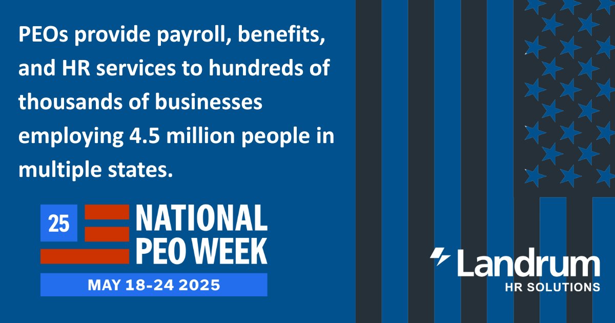 Behind every thriving team is solid HR support. PEOs power millions of employees nationwide with payroll, benefits, and compliance expertise. #NationalPEOWeek