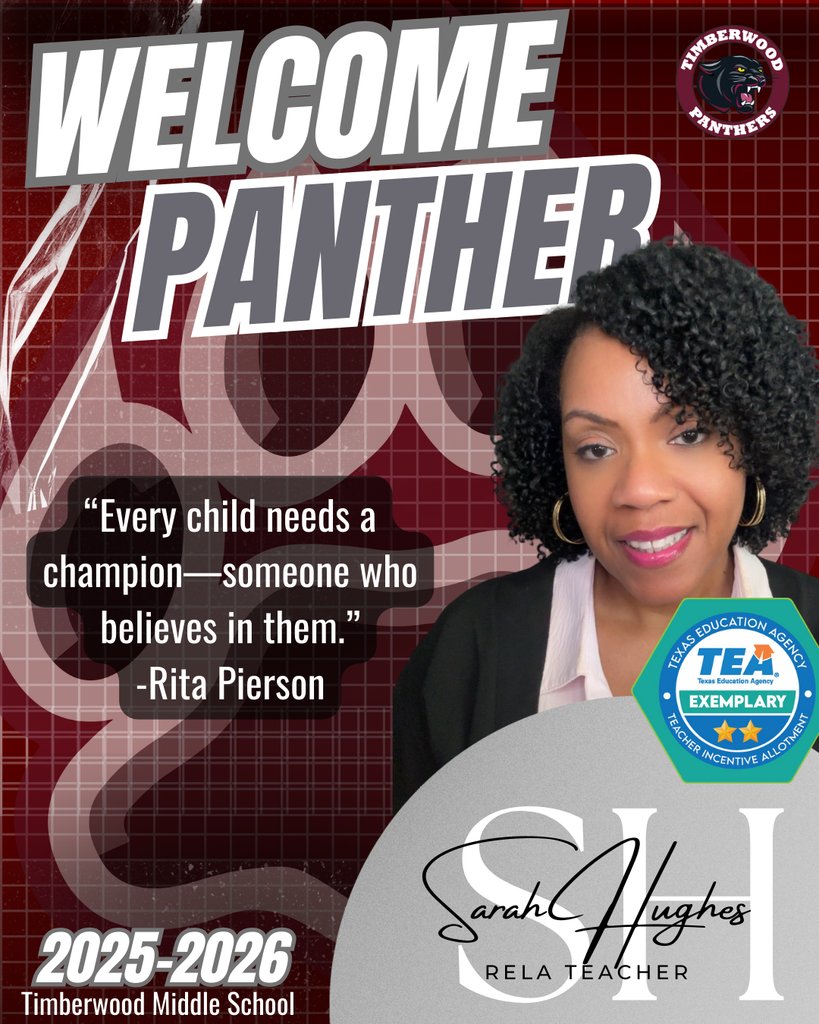 🎉 Please give a warm TMS welcome to our newest RELA teacher, Sarah Hughes! We're excited to have you on board!
