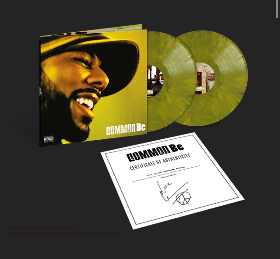 COMMON BE Instrumental Vinyl