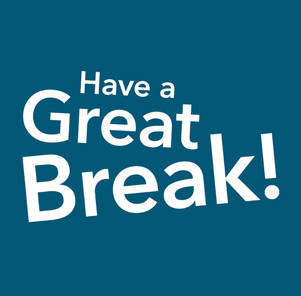 We break up today &amp; return Monday 2nd June. We hope everyone has a great break!

Really well done to Year 11 who have tackled their first round of exams with incredible grit &amp; determination. We'll see you at your half term revision sessions, but don't forget to get a rest too.
