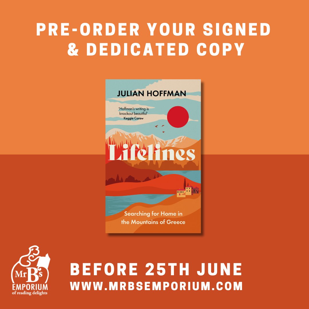 Elliott & Thompson (@eandtbooks) on Twitter photo Don't miss this special #Lifelines event, 25 June at <a href="/mrbsemporium/">Mr B's Emporium</a>, where <a href="/JulianHoffman/">Julian Hoffman</a> will be telling the story of how he and his wife made a life-changing decision - to move from London to a remote region of Prespa, Northern Greece.
🎟️: bit.ly/3FnLakz #travel Don't miss this special #Lifelines event, 25 June at <a href="/mrbsemporium/">Mr B's Emporium</a>, where <a href="/JulianHoffman/">Julian Hoffman</a> will be telling the story of how he and his wife made a life-changing decision - to move from London to a remote region of Prespa, Northern Greece.
🎟️: bit.ly/3FnLakz #travel