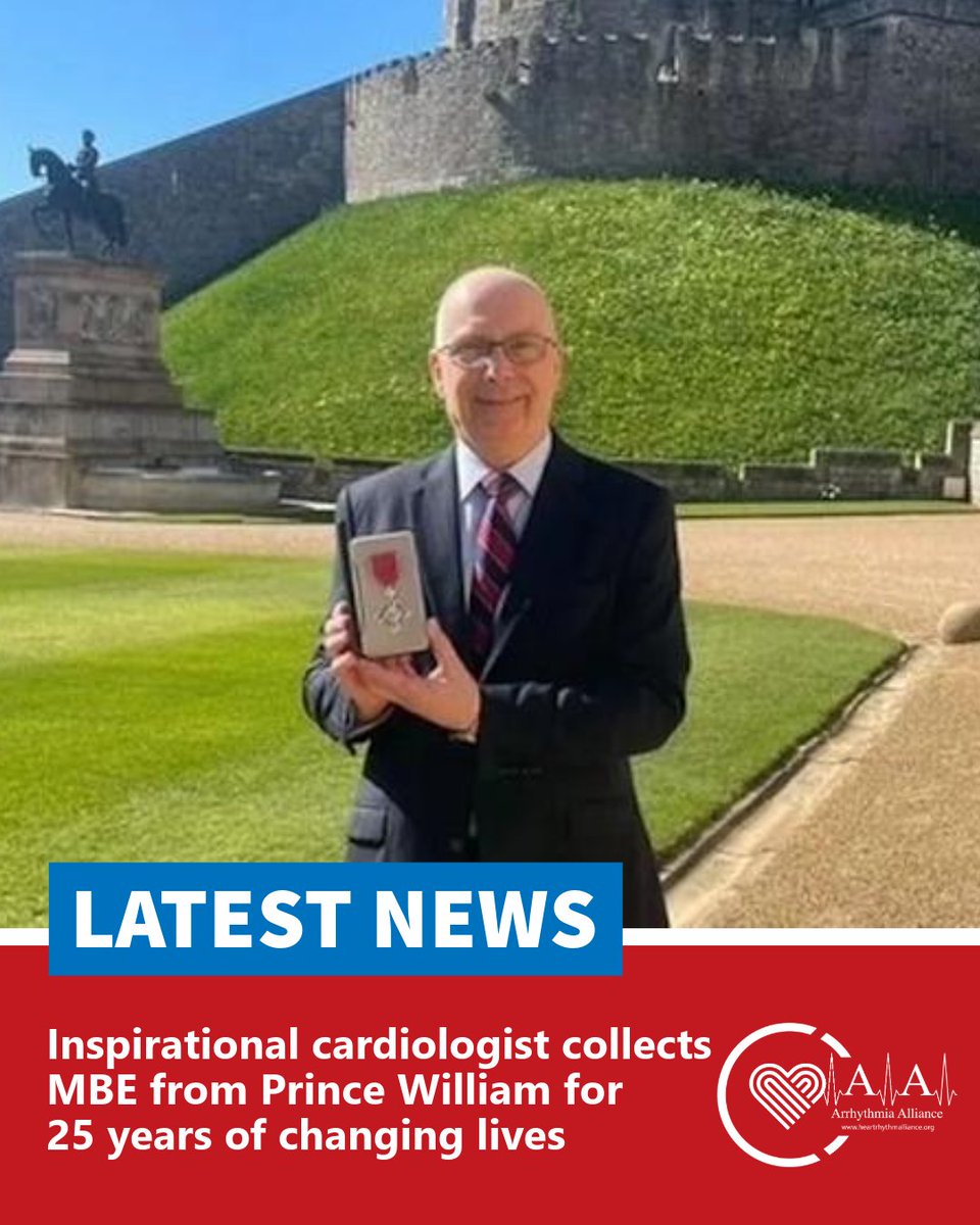 Arrhythmia Alliance (@knowyourpulse) on Twitter photo Congratulations to <a href="/ProfNickLinker/">Prof Nick Linker</a> on being awarded an #MBE! A lifelong advocate for patients, his leadership with <a href="/KnowYourPulse/">Arrhythmia Alliance</a> and @HeartRhythmCong has improved care for all living with heart rhythm disorders. A well-deserved honour! 👏 loom.ly/1ziU6po Congratulations to <a href="/ProfNickLinker/">Prof Nick Linker</a> on being awarded an #MBE! A lifelong advocate for patients, his leadership with <a href="/KnowYourPulse/">Arrhythmia Alliance</a> and @HeartRhythmCong has improved care for all living with heart rhythm disorders. A well-deserved honour! 👏 loom.ly/1ziU6po