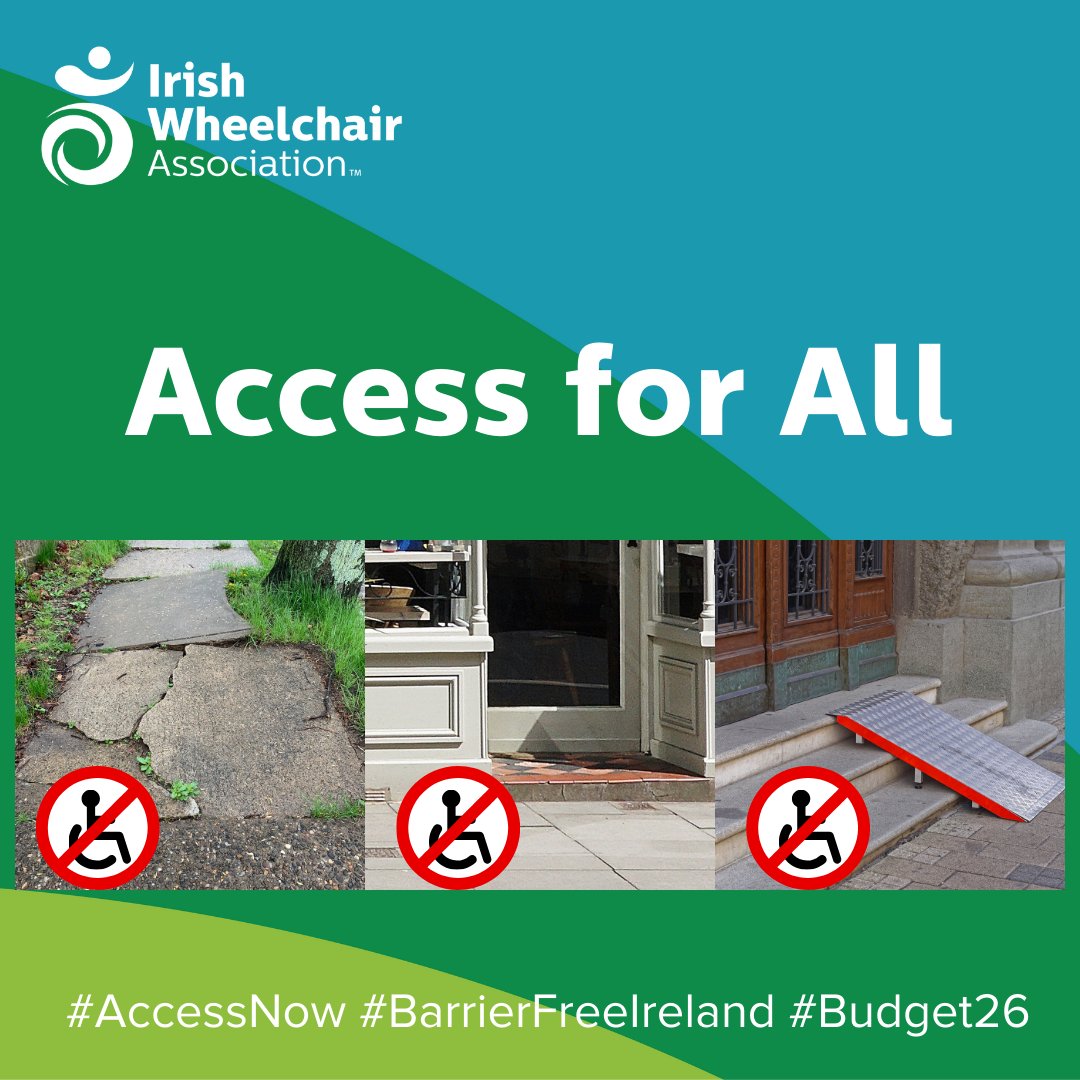 IWA's #AccessNoJoke Campaign exposed the daily challenges facing people with physical disabilities.
In #Budget26 we want the Govt to resource full-time Access Officers in every Co Council
Join us outside Leinster House on Tuesday at 12.30 to make our voices heard
#IWAAdvocacy