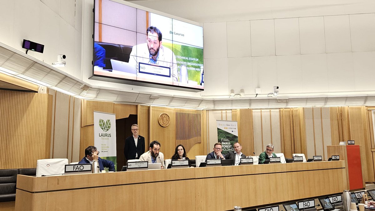 smurfproject's tweet photo. 🌿 We’ve wrapped up the 1st European Conference on Small Forest Holdings! Thank you to all speakers, partners &amp; participants. A new chapter in forest management begins with the Laurus Network. Let’s keep growing – together! 🌱 #SMURFproject #LaurusNetwork https://t.co/ELwFLbHMSy