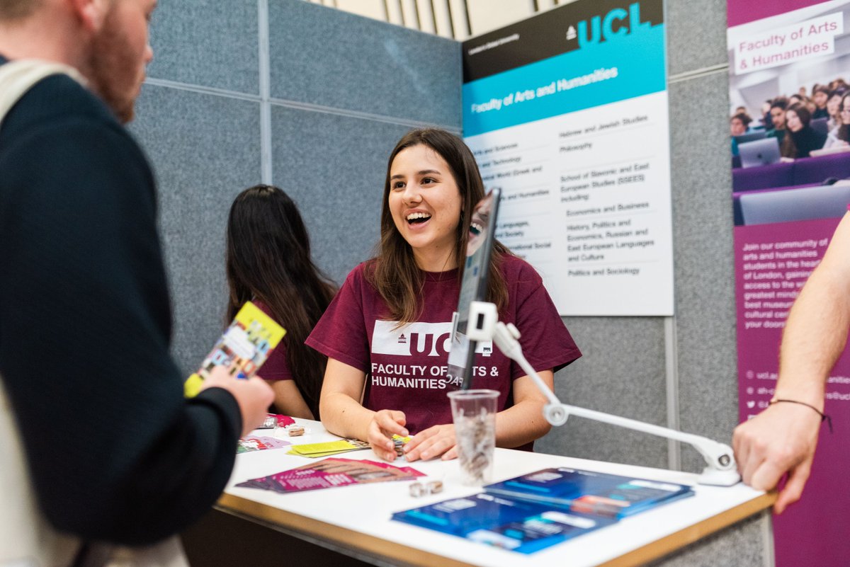 UCL Arts & Humanities (@artshumsucl) on Twitter photo Bookings are now open for the UCL Undergraduate Open Days 2025!
📅 Friday 27 June & Saturday 28 June
📍 UCL Bloomsbury Campus, London
buff.ly/jhxHuu1
@UCLArtsSciences@GrandLat <a href="/uclhjs/">UCL Hebrew & Jewish Studies</a> <a href="/UCLDIS/">UCL Information Studies</a> <a href="/UCLSELCS/">UCL SELCS/CMII</a> <a href="/SladeSchool/">UCL Slade</a> <a href="/UCLPhilosophy/">UCL Philosophy</a> <a href="/UCLSSEES/">UCL School of Slavonic & East European Studies</a>
#ucl #uclopenday #uclopendays Bookings are now open for the UCL Undergraduate Open Days 2025!
📅 Friday 27 June & Saturday 28 June
📍 UCL Bloomsbury Campus, London
buff.ly/jhxHuu1
@UCLArtsSciences@GrandLat <a href="/uclhjs/">UCL Hebrew & Jewish Studies</a> <a href="/UCLDIS/">UCL Information Studies</a> <a href="/UCLSELCS/">UCL SELCS/CMII</a> <a href="/SladeSchool/">UCL Slade</a> <a href="/UCLPhilosophy/">UCL Philosophy</a> <a href="/UCLSSEES/">UCL School of Slavonic & East European Studies</a>
#ucl #uclopenday #uclopendays