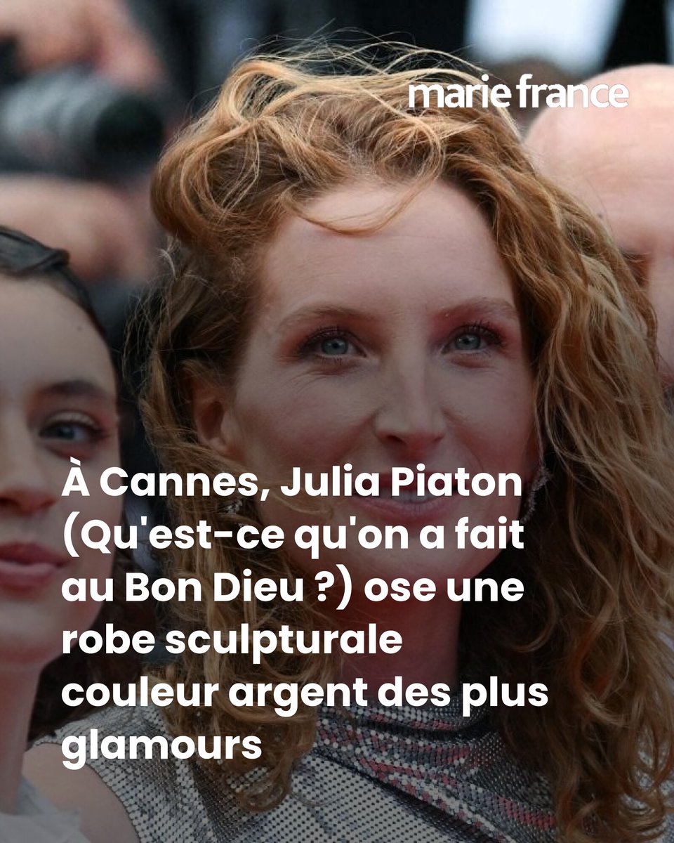 Julia Piaton illumine Cannes en argent ✨ 👉 l.mariefrance.fr/uq5q