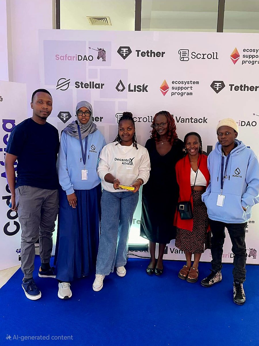 We made it!
Our contribution to the Sui ecosystem in Kenya has finally been recognized 🙌
Today, we celebrate SUI FOUNDATION winning “L1 Protocol of the Year” <a href="/_one_dev/">One Dev #codeafricaconference</a> — right here in Kenya!  we’re just getting started. 
<a href="/SuiFoundation/">Sui Foundation</a>
<a href="/DecentrixAfrica/">Decentrix Africa</a>
<a href="/NefariiLightt/">Nefariistein</a>