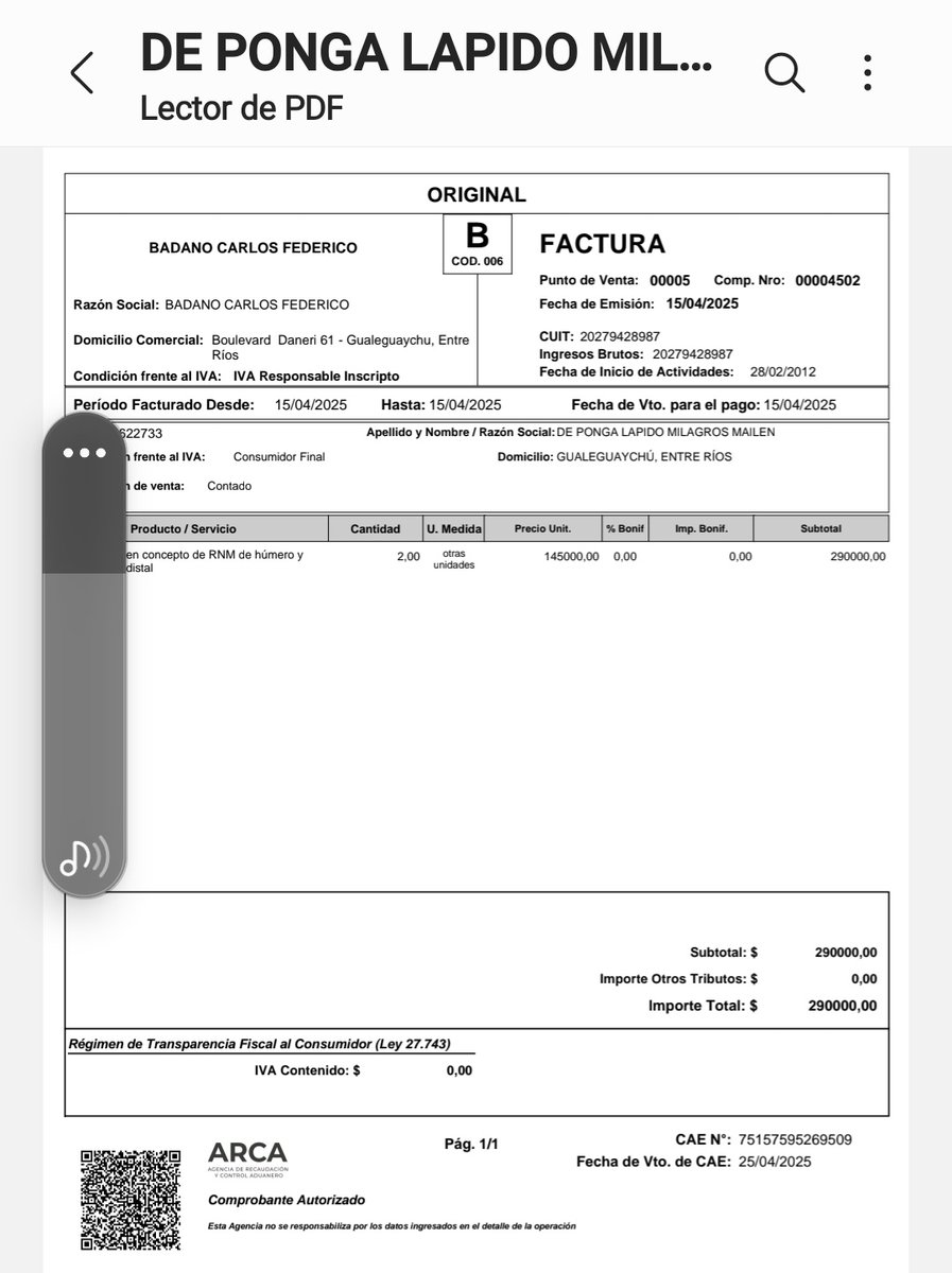 Último empujon que llegamos, faltan$78000 y llegamos. Milagros tuvo un accidente,el hospital no cuenta con resonador URGENTE hacerse este estudio,se astillo su hueso y no suelda. Necesitamos$190000  para que realice el estudio,si 1900 personas donan $100 llegamos Alias:fund.fcnea