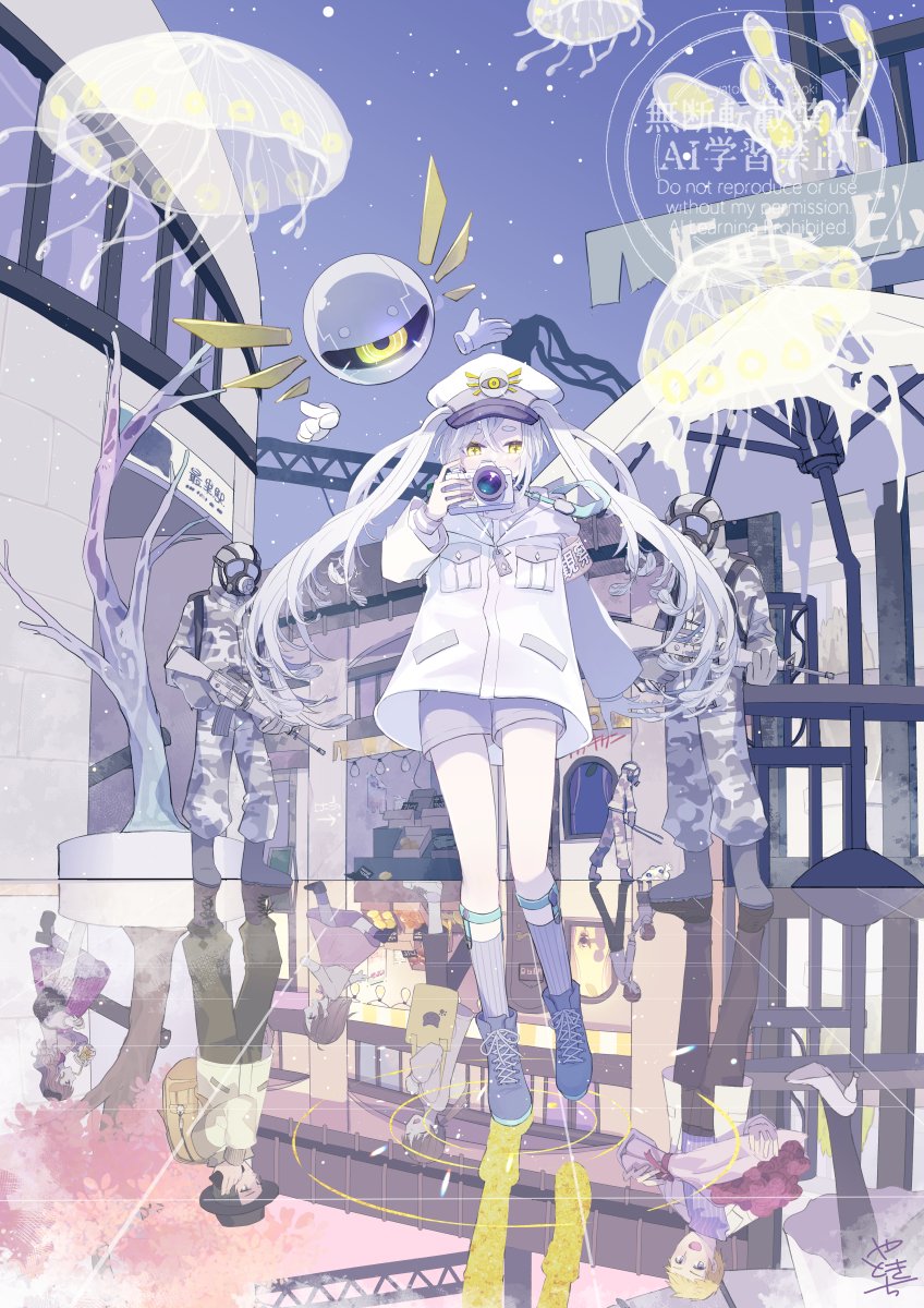 「透明感のある青が好きです(画像はオリジナル他、skebご依頼作品を含みます)#ク」|やときちのイラスト