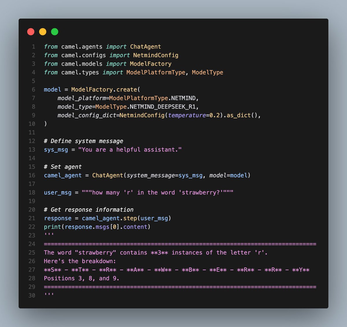 CAMEL-AI.org (@camelaiorg) on Twitter photo CAMEL-AI Now Integrates with <a href="/NetMindAI/">NetMind.AI</a> Platform!
Key Features:
- Unlock quicker and more efficient AI processing with NetMind’s robust infrastructure.
- Diverse Model Options: Compatible with leading models like DeepSeek, Llama 4, and Qwen 3.
- Easily scale your AI applications CAMEL-AI Now Integrates with <a href="/NetMindAI/">NetMind.AI</a> Platform!
Key Features:
- Unlock quicker and more efficient AI processing with NetMind’s robust infrastructure.
- Diverse Model Options: Compatible with leading models like DeepSeek, Llama 4, and Qwen 3.
- Easily scale your AI applications