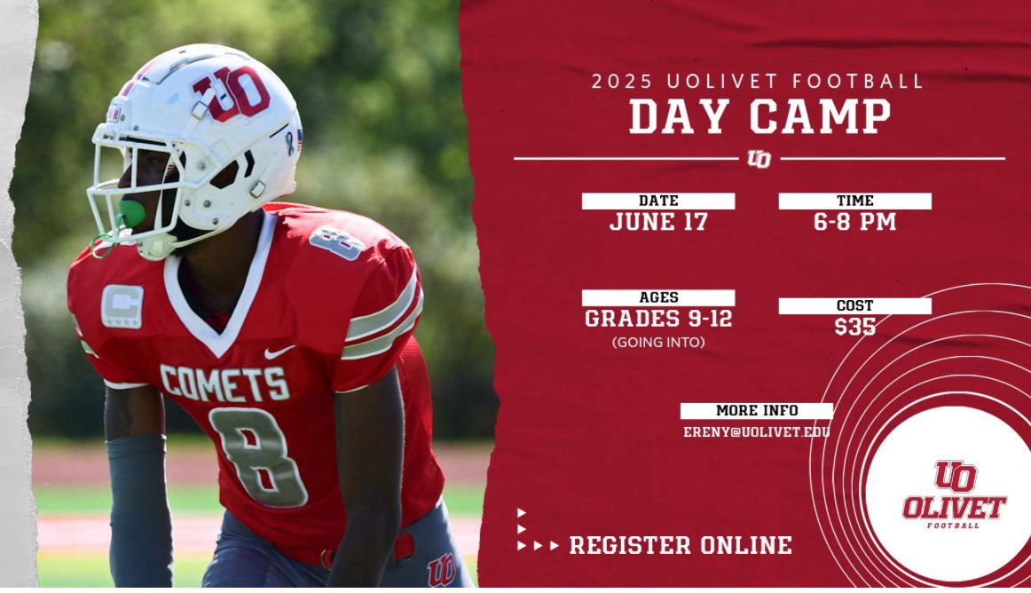 Jonavan Hare (@jonavanhare) on Twitter photo I am attending the 2025 <a href="/UOlivetfootball/">The University of Olivet Football</a> camp June 17th. <a href="/CoachCrawford12/">Coach Crawford</a> <a href="/CoachDWill_/">Derek Williams</a> <a href="/CoachHuhn/">Casey Huhn</a> <a href="/QB1_FL/">QB1</a> <a href="/QBHitList/">QBHitList.com</a> <a href="/theqbschool/">The QB School</a> I am attending the 2025 <a href="/UOlivetfootball/">The University of Olivet Football</a> camp June 17th. <a href="/CoachCrawford12/">Coach Crawford</a> <a href="/CoachDWill_/">Derek Williams</a> <a href="/CoachHuhn/">Casey Huhn</a> <a href="/QB1_FL/">QB1</a> <a href="/QBHitList/">QBHitList.com</a> <a href="/theqbschool/">The QB School</a>