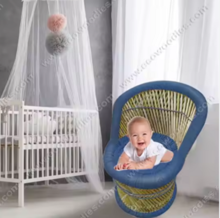 Why settle for ordinary when you can choose sustainable? Our bamboo &amp; rattan baby chairs support milestones while caring for the planet. Join the green movement! How do you incorporate eco-friendly choices in your life? #EcoWoodies #SustainableLiving #BabyGear
