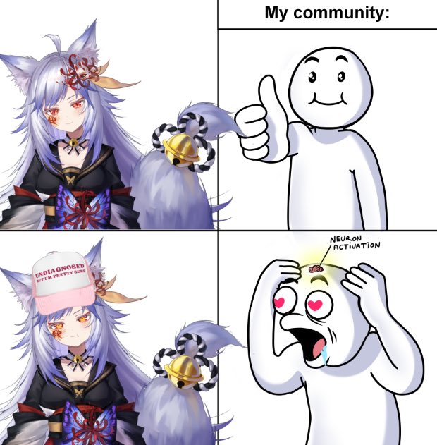 My community when I go on my special interest rant for the week