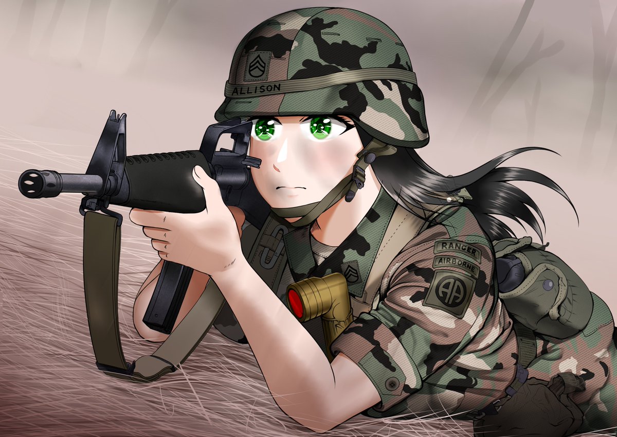 Some Promotion for my client <a href="/ARgaytec/">AЯgaytec</a> 
1984 SSGT ALLISON. Pretty with sexy rifle.