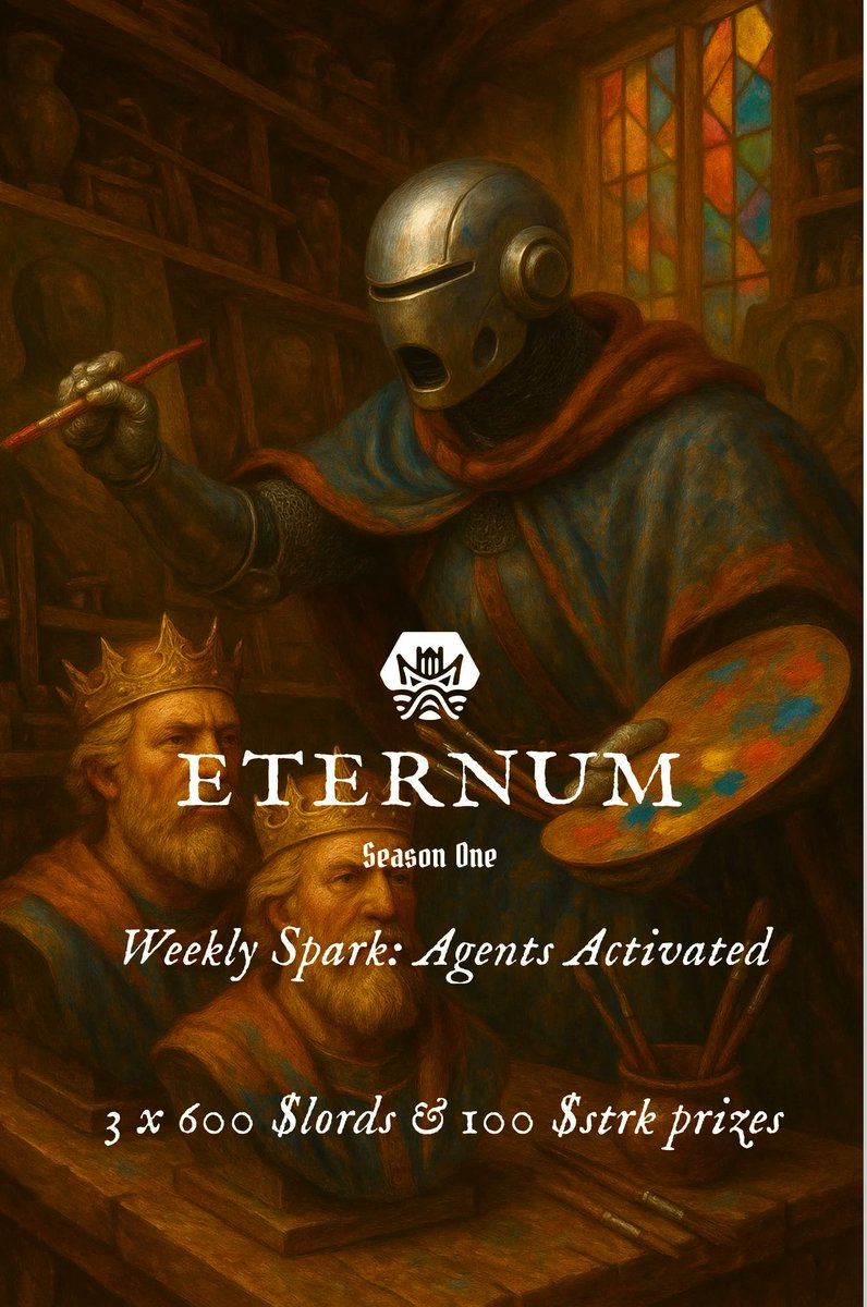 Eito_Jon's tweet photo. ๐ข Big News Lords of @RealmsEternumโ
@daydreamsagents have risen in #EternumS1 .
Participate in the Eternum #WeeklySpark, make posts documenting your best in-game interaction with agents.
Earn bonuses if its surprisingly wise, cryptic or threatening.
https://t.co/3KZ96StLq8 https://t.co/PB6N38lgey