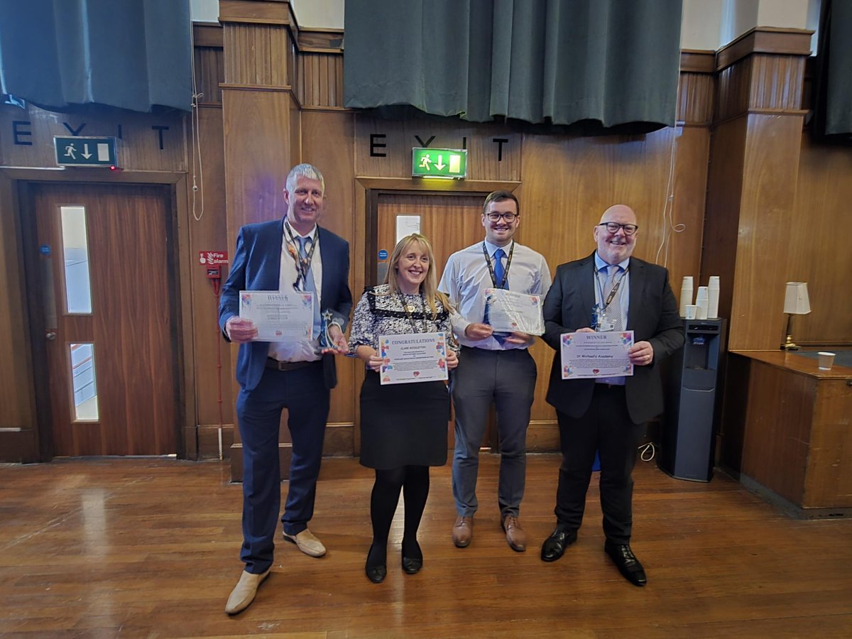 🎉 Huge congratulations to St Michael’s for its incredible success at today’s Sefton Parent Carer Forum Awards! 

Winners of:
🌟 Most Supportive Mainstream Setting
👏 Excellent Educator – Alex Gaughan
💫 Inspirational Inclusion Worker – Andy Graham

We're incredibly proud!