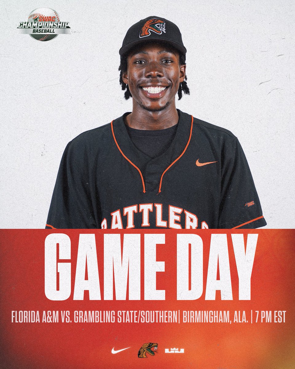 It's Game Day ‼️

Florida A&amp;M vs. Grambling State/Southern 

📍| Birmingham, Ala.
🏟️| Rickwood Field
⏰| 7 p.m. EST
📺| tinyurl.com/2cyx3pph

#FAMU | #Rattlers | #FangsUp