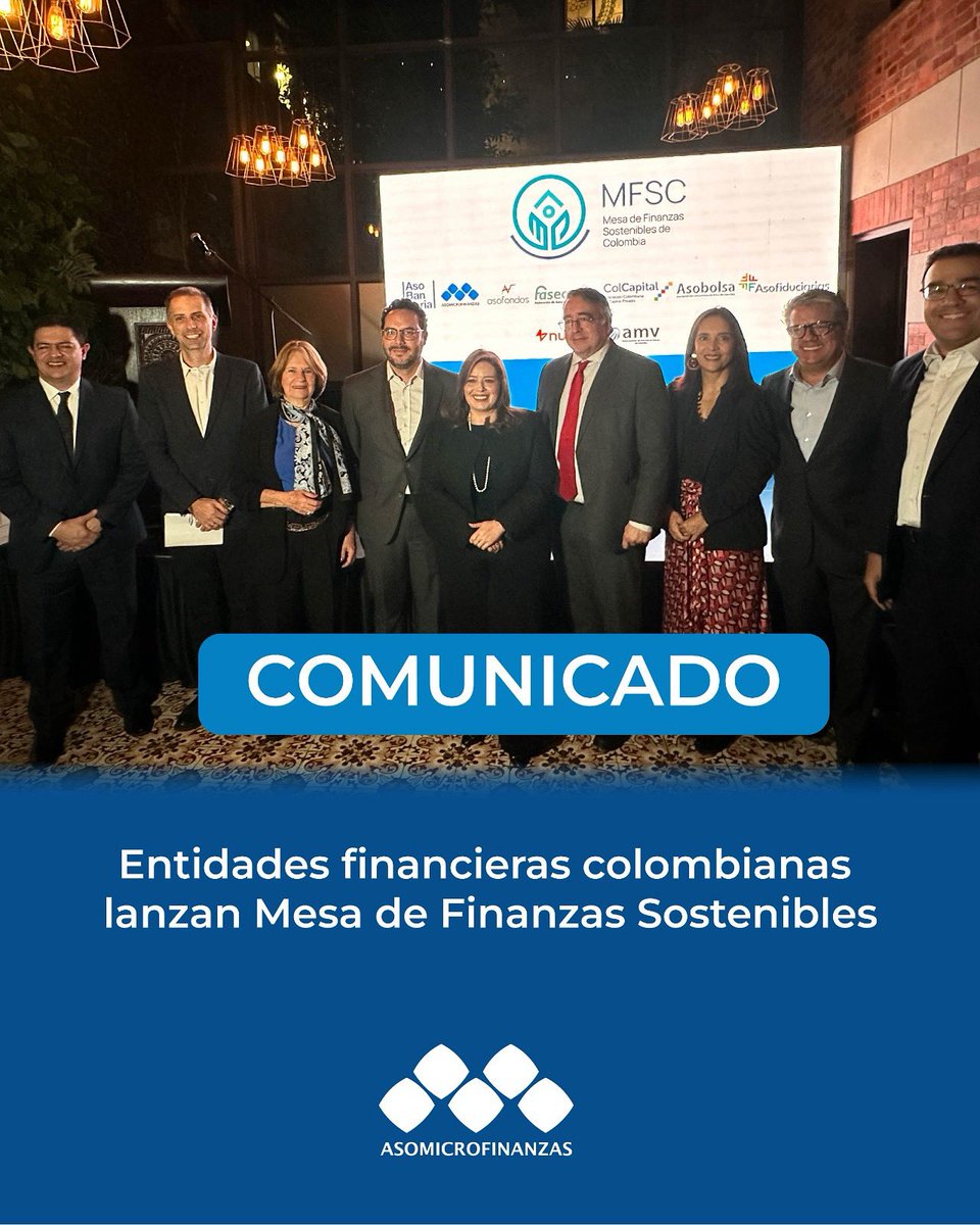 Comunicado |📣Desde AMF celebramos el lanzamiento mesa de finanzas sostenibles. Una iniciativa para promover las nuevas oportunidades ambientales y sociales del sector a través de planes de capacitación que respondan a las necesidades de cada gremio. 🔗 bit.ly/4kuSPfN