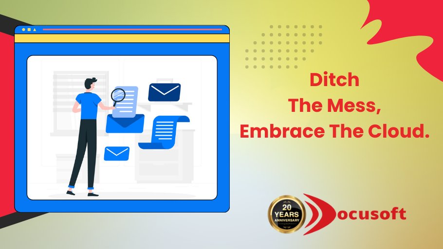 Docusoft's tweet image. Forget paper jams and messy desks. With cloud document management, you’ll have an organized, paper-free workspace that’s 100% stress-free. 📷📷📷 📷docusoft.net #PaperlessLife #OrganizedWorkspace #CloudMagic