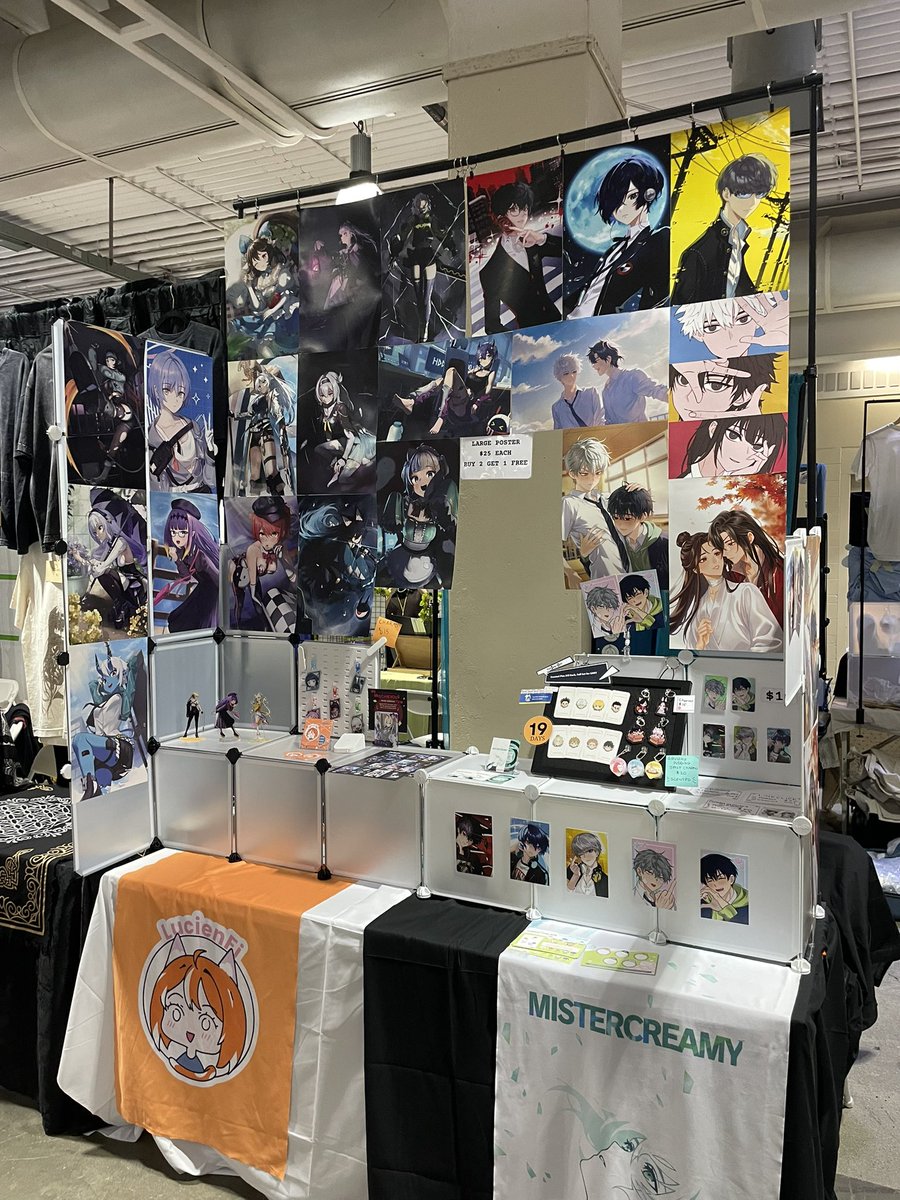 _Lucienfi's tweet image. At Table 210 @ Anime Boston! Come say hi
