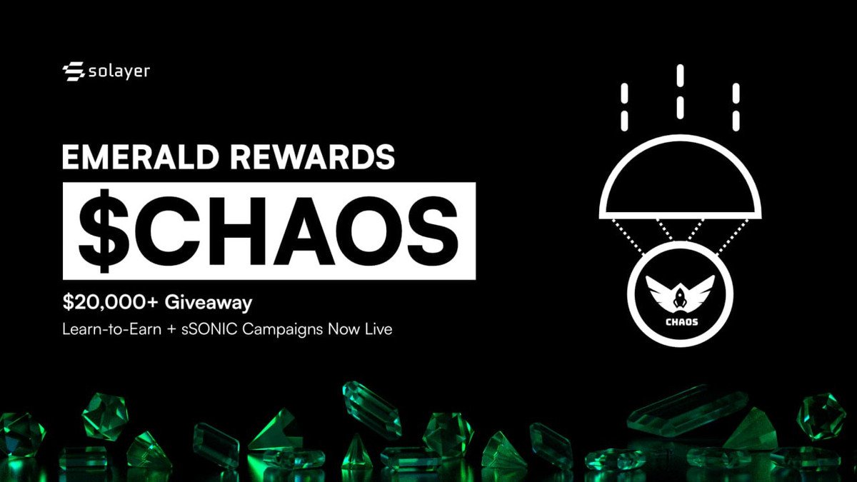 Solayer (@solayer_labs) on Twitter photo #4 Emerald Reward Drop: <a href="/Chaos_Fi/">Chaos Finance 🪽</a>
$20K+ in $CHAOS available to all Emerald Card holders 🪽
> app.solayer.org/card #4 Emerald Reward Drop: <a href="/Chaos_Fi/">Chaos Finance 🪽</a>
$20K+ in $CHAOS available to all Emerald Card holders 🪽
> app.solayer.org/card