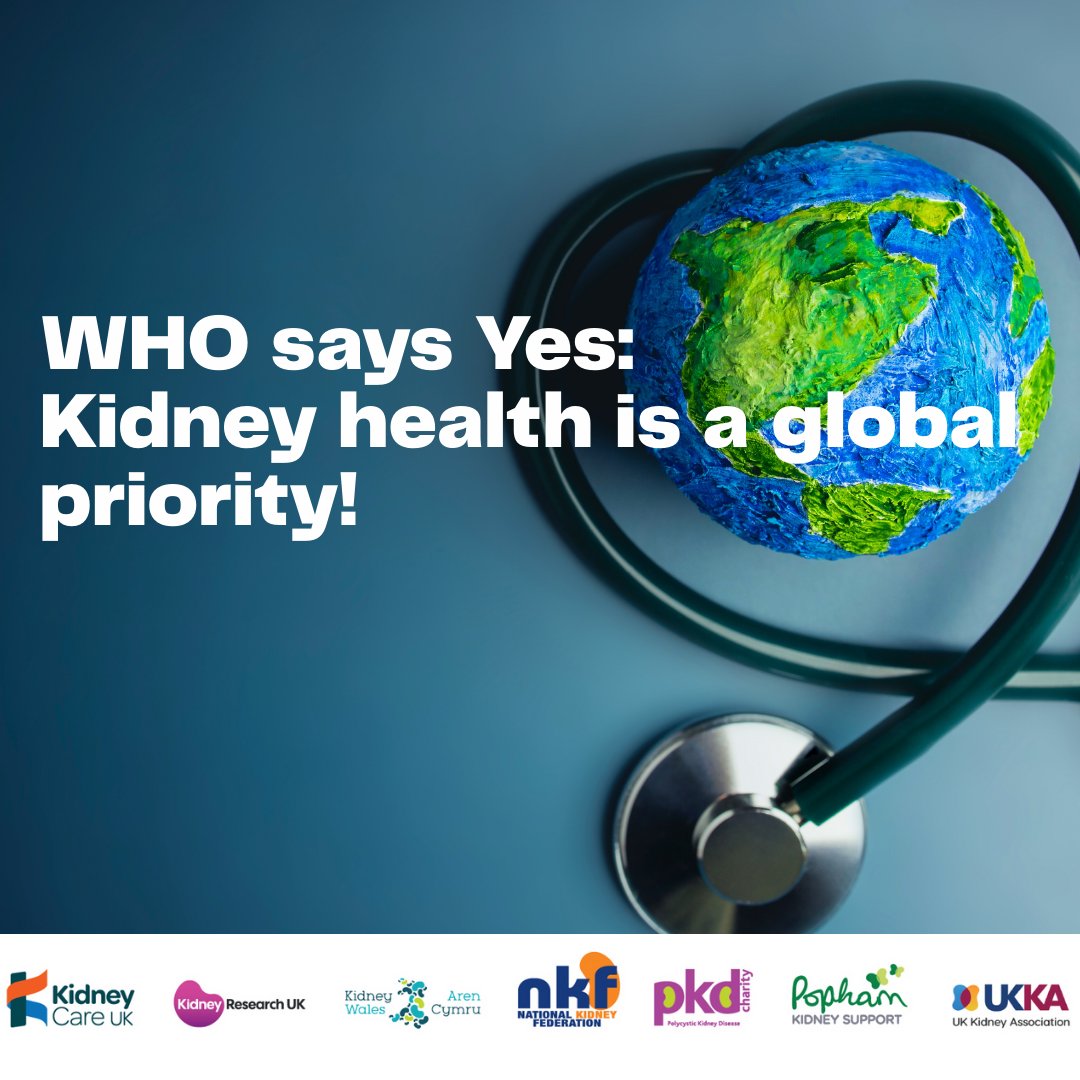 Kidney Wales (@kidneywales) on Twitter photo We welcome the announcement today that the <a href="/WHO/">World Health Organization (WHO)</a> has formally adopted a resolution to reduce the burden of kidney disease. You can read more on our website. We welcome the announcement today that the <a href="/WHO/">World Health Organization (WHO)</a> has formally adopted a resolution to reduce the burden of kidney disease. You can read more on our website.