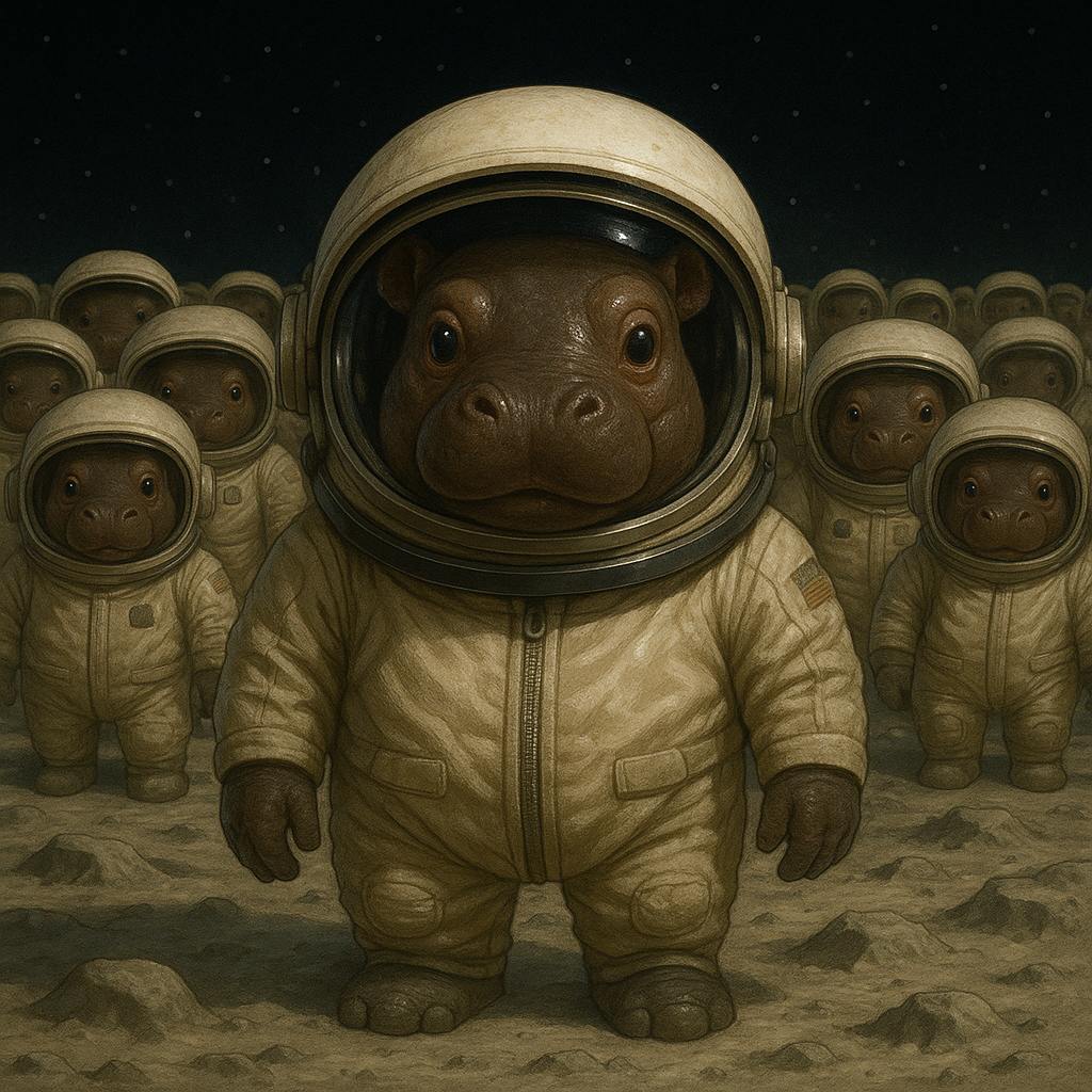 moondengmeme's tweet photo. we are the #moondeng colony https://t.co/aX0wr4h5GK