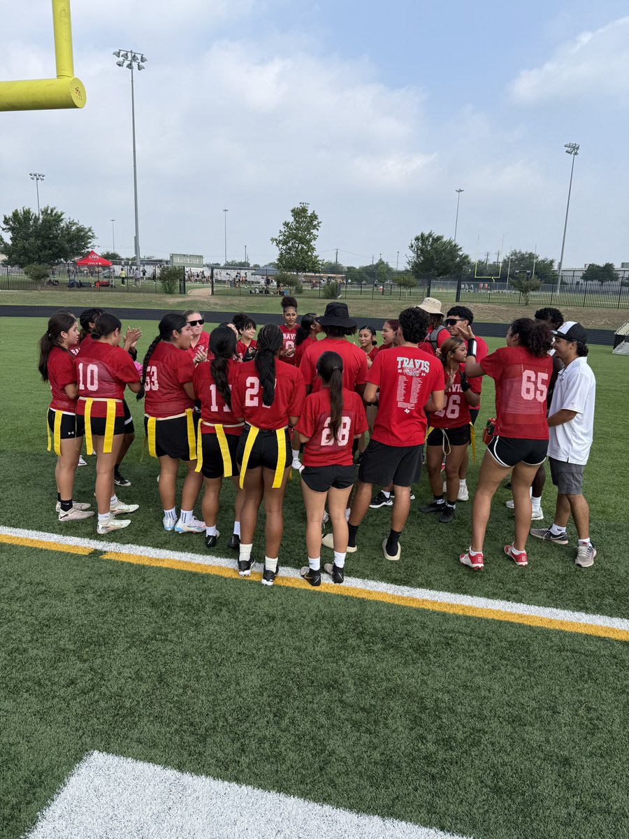 Come out and support the Travis Girls Flag Football team tonight at Burger! It’s the championship round!!! <a href="/AISDAthletics/">Austin ISD Athletics</a> <a href="/var_austin/">VAR</a> <a href="/THSCAcoaches/">THSCA</a> <a href="/WBTravisECHS/">WB Travis ECHS</a>