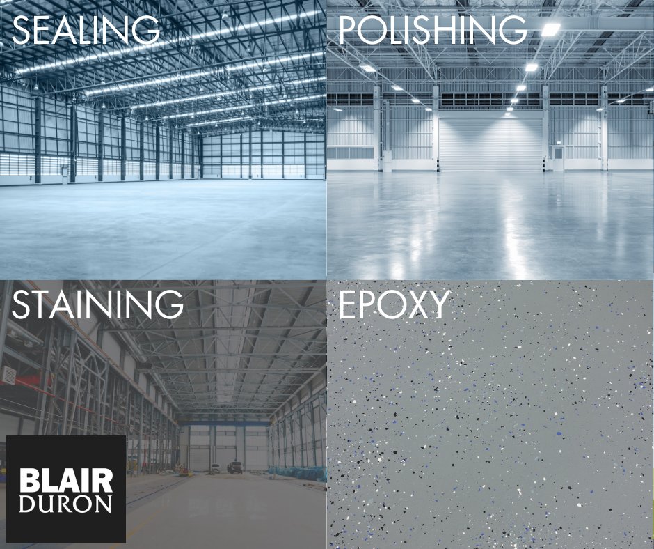 BlairDuron's tweet image. At Blair Duron, we provide sealing, staining, polishing, and epoxy solutions that are safe, durable, and aesthetically beautiful. blairduron.com

#BlairDuron #FlooringSolutions #SafeAndDurable