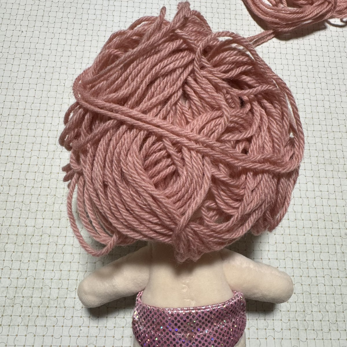 途中経過です。
明日接着します！

#椎名林檎
#年女の逆襲
#ファンアート
#推しぬい