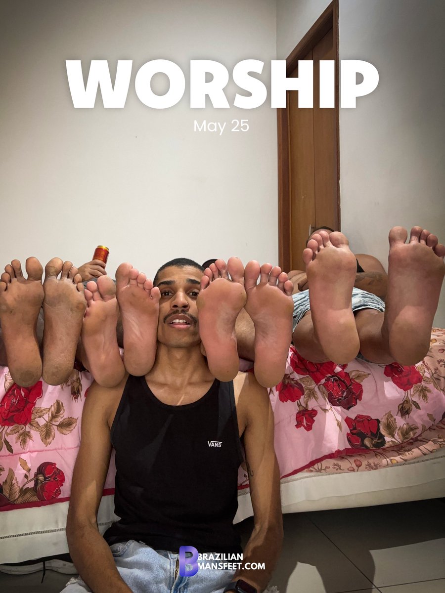 Brazilian Man's Feet tweet media