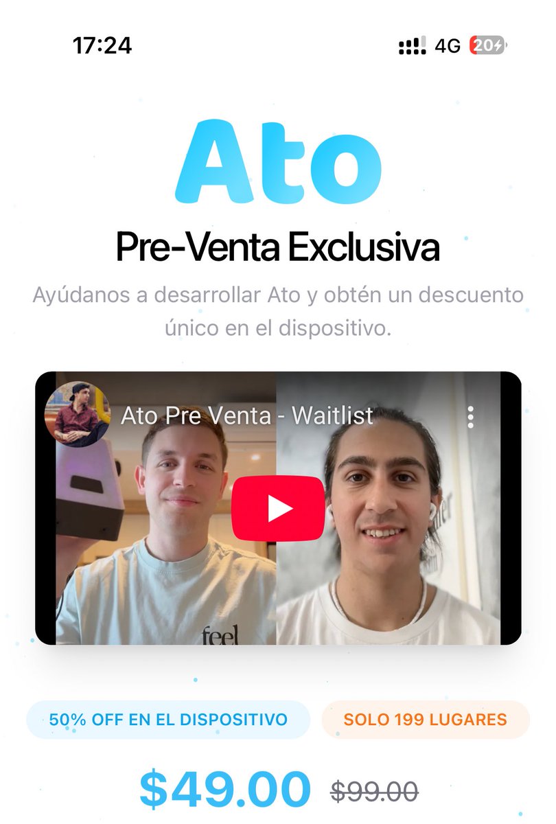 gaspihabif's tweet photo. YA YA YA, SALIÓ LA PRE VENTA DE ATO https://t.co/koxxpRuIPw