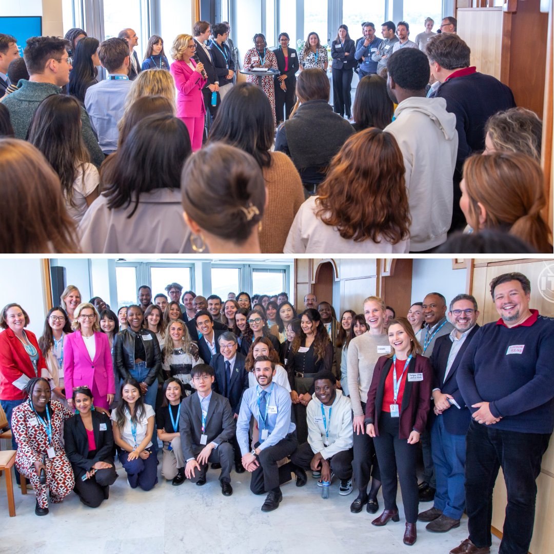 Doreen Bogdan-Martin (@itusecgen) on Twitter photo It's important that an internship at <a href="/ITU/">Int’l Telecommunication Union</a> is not only a valuable learning experience but also an opportunity to connect, collaborate, and contribute to our shared mission.
Our #teamITU networking events bring skillsets + ideas together to ensure ITU is where young talent thrives It's important that an internship at <a href="/ITU/">Int’l Telecommunication Union</a> is not only a valuable learning experience but also an opportunity to connect, collaborate, and contribute to our shared mission.
Our #teamITU networking events bring skillsets + ideas together to ensure ITU is where young talent thrives