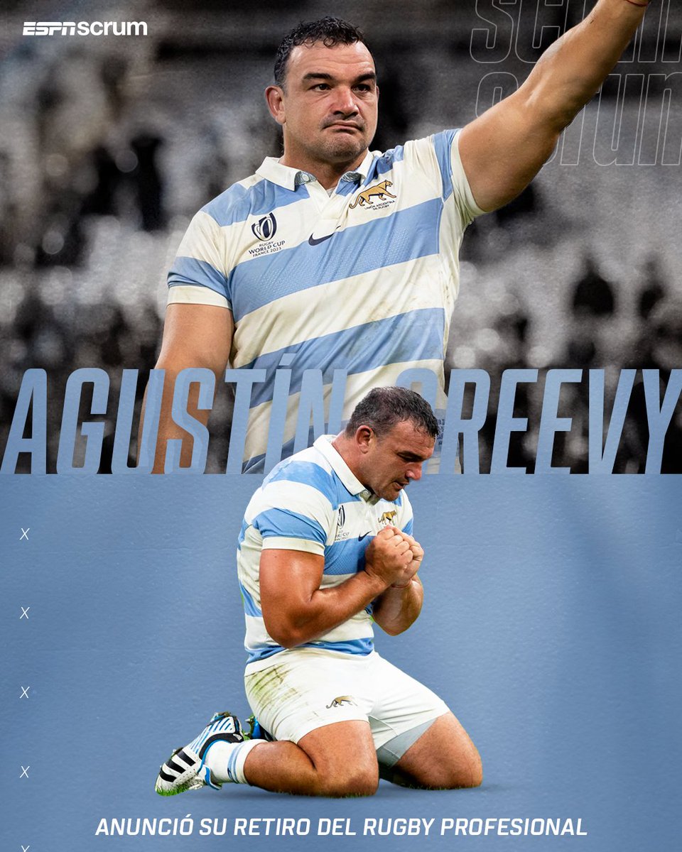 🔚2️⃣ ¡AGUSTÍN CREEVY CERRÓ SU ETAPA COMO JUGADOR PROFESIONAL!

🔵🔴 El hooker oriundo de San Luis, con último paso por Benetton anunció su retiro del rugby profesional.

✍🏻 Dejale tu mensaje al ex capitán de #LosPumas. 👇🏻