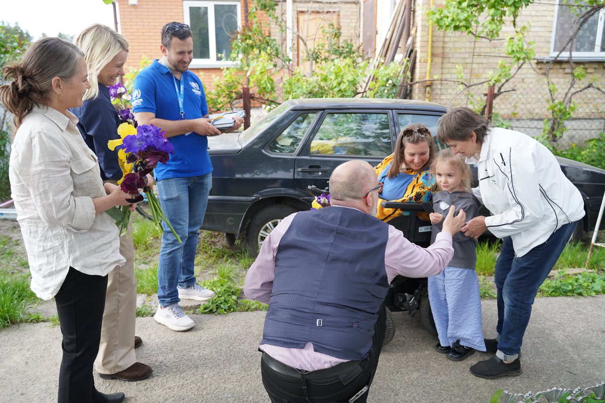 UNHCR Ukraine (@unhcrukraine) on Twitter photo Today, <a href="/hingolfsson/">Hermann Ingólfsson</a>, <a href="/MSoebech/">Mimi (Thorarinna) Soebech</a> & <a href="/FridrikJonsson/">Fridrik Jonsson</a> joined UNHCR in Kyiv region to meet war-affected & displaced families.
Thanks to <a href="/MFAIceland/">MFA Iceland 🇮🇸</a>'s 🇮🇸 support, UNHCR responds swiftly to attacks & helps find durable housing for those who lost their homes. Today, <a href="/hingolfsson/">Hermann Ingólfsson</a>, <a href="/MSoebech/">Mimi (Thorarinna) Soebech</a> & <a href="/FridrikJonsson/">Fridrik Jonsson</a> joined UNHCR in Kyiv region to meet war-affected & displaced families.
Thanks to <a href="/MFAIceland/">MFA Iceland 🇮🇸</a>'s 🇮🇸 support, UNHCR responds swiftly to attacks & helps find durable housing for those who lost their homes.