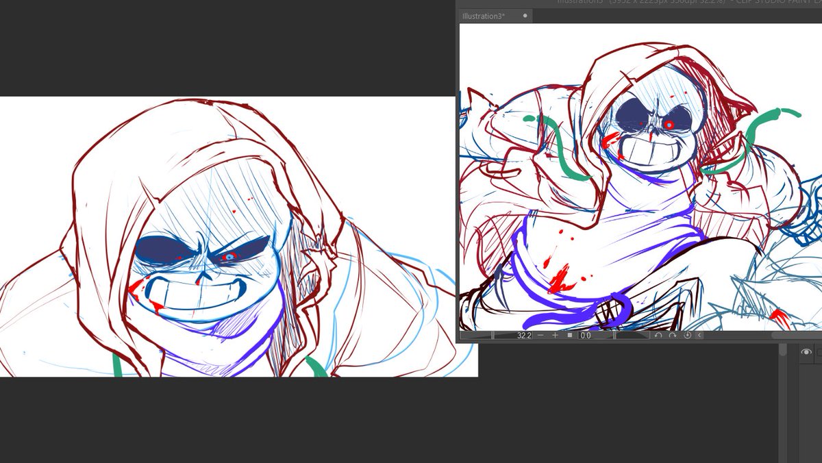 Artsyrean's tweet photo. doodlin away I actually suck at drawing hoods up lol https://t.co/t1rJP9C04L