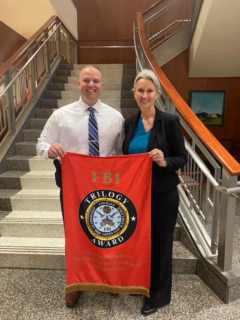 Today, we proudly recognize Sergeant Sheppard and Corporal Wallace for graduating from the FBI-LEEDA Trilogy Leadership Program. 

Congratulations to both for their dedication to professional growth and leadership excellence!

.