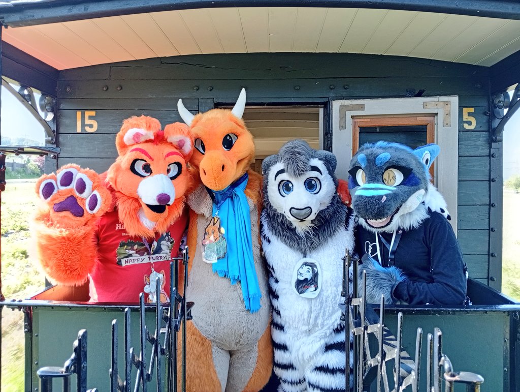 Say hello to all cuti Furry Friends. ❤️

🦊:instagram.com/mr.grayfurry
🦕<a href="/BlazinDevilify/">Blazin the 'bold 🇨🇭</a> 
🦁<a href="/WhhiteLionn/">WhiteLion.</a>
🦈:hexanti

📷<a href="/BroncotheK/">BroncotheKodiakbear</a>

🪡<a href="/CeeGeeFursuit/">Stracia 🐾</a>: WhiteLion 
🪡<a href="/Komickrazi/">Temperance</a>: Blazin

Happy #FursuitFriday 😄 for everyone. 🥰