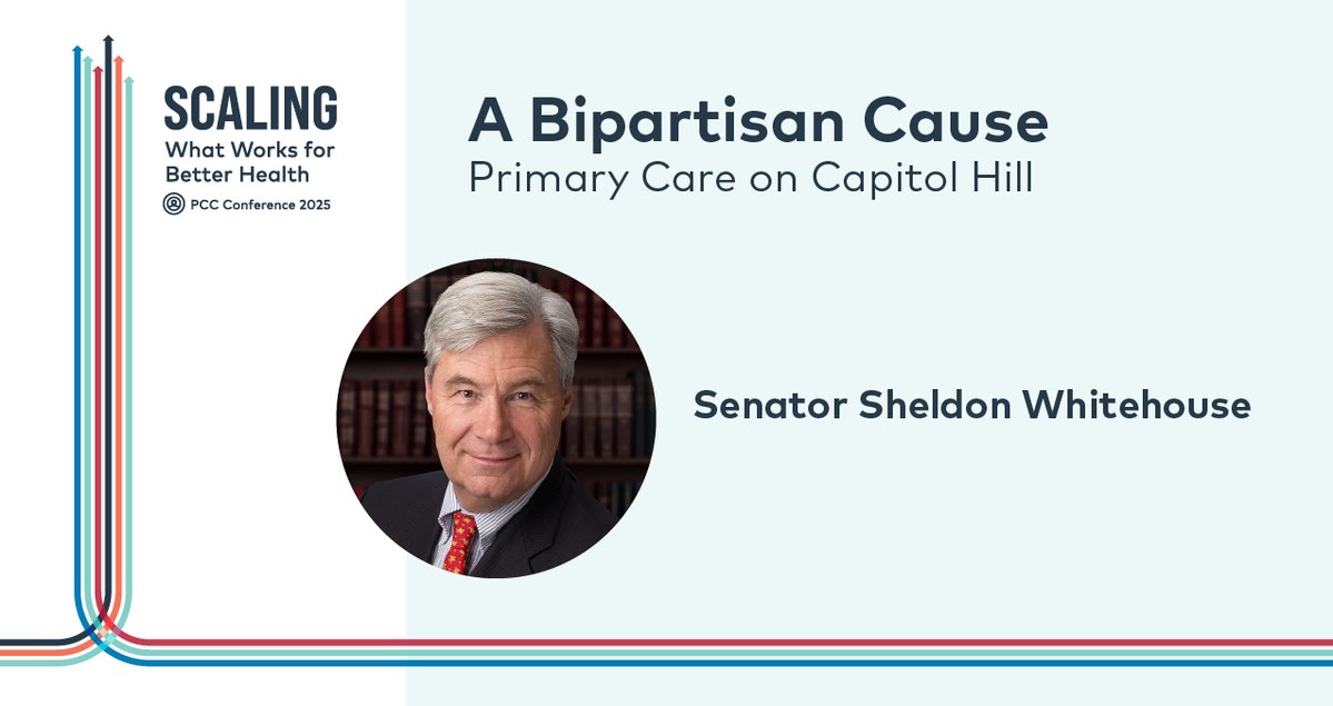 Primary Care Collaborative (PCC) (@pcpcc) on Twitter photo The PCC is excited to have primary care champion <a href="/SenWhitehouse/">Sheldon Whitehouse</a> speak at our 2025 Conference!
And in honor of National Employee Health and Fitness Day, we're offering a 20% *FLASH SALE* (DISCOUNT CODE: EMPLOYEEHEALTH) through Labor Day weekend. ⬇️
thepcc.pub/Scaling-What-W… The PCC is excited to have primary care champion <a href="/SenWhitehouse/">Sheldon Whitehouse</a> speak at our 2025 Conference!
And in honor of National Employee Health and Fitness Day, we're offering a 20% *FLASH SALE* (DISCOUNT CODE: EMPLOYEEHEALTH) through Labor Day weekend. ⬇️
thepcc.pub/Scaling-What-W…