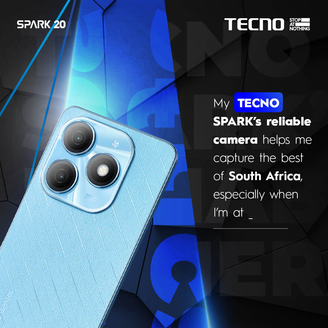 TECNOMobileSA's tweet image. It's giveaway time 🥳

1️⃣ Like
2️⃣ Share
3️⃣ Tag your friends
4️⃣ Complete the sentence below  👇

💬 My TECNO SPARK helps me capture the best of South Africa when I’m at... (a braai, etc)
You finish the sentence — we’re reading every comment!