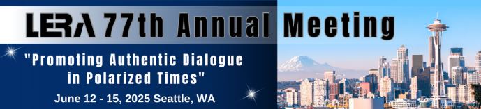Register now for the LERA 77th Annual Meeting, June 12-15, 2025, Seattle, WA, where labor and employment relations professionals from across industries and perspectives will come together to tackle today’s most pressing workplace challenges. monkeylink.co/5153a2
#LERA77th