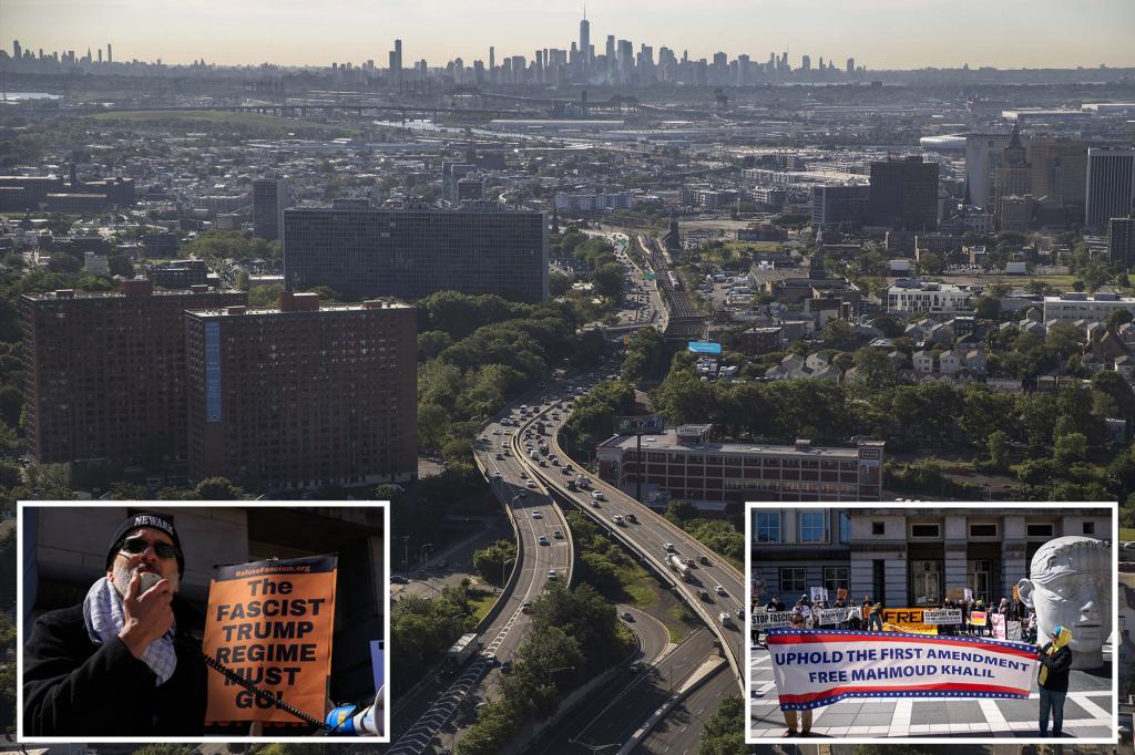 nypost's tweet image. DOJ sues Newark, three more New Jersey cities over sanctuary policies: ‘A frontal assault’ trib.al/Z8FdYT8