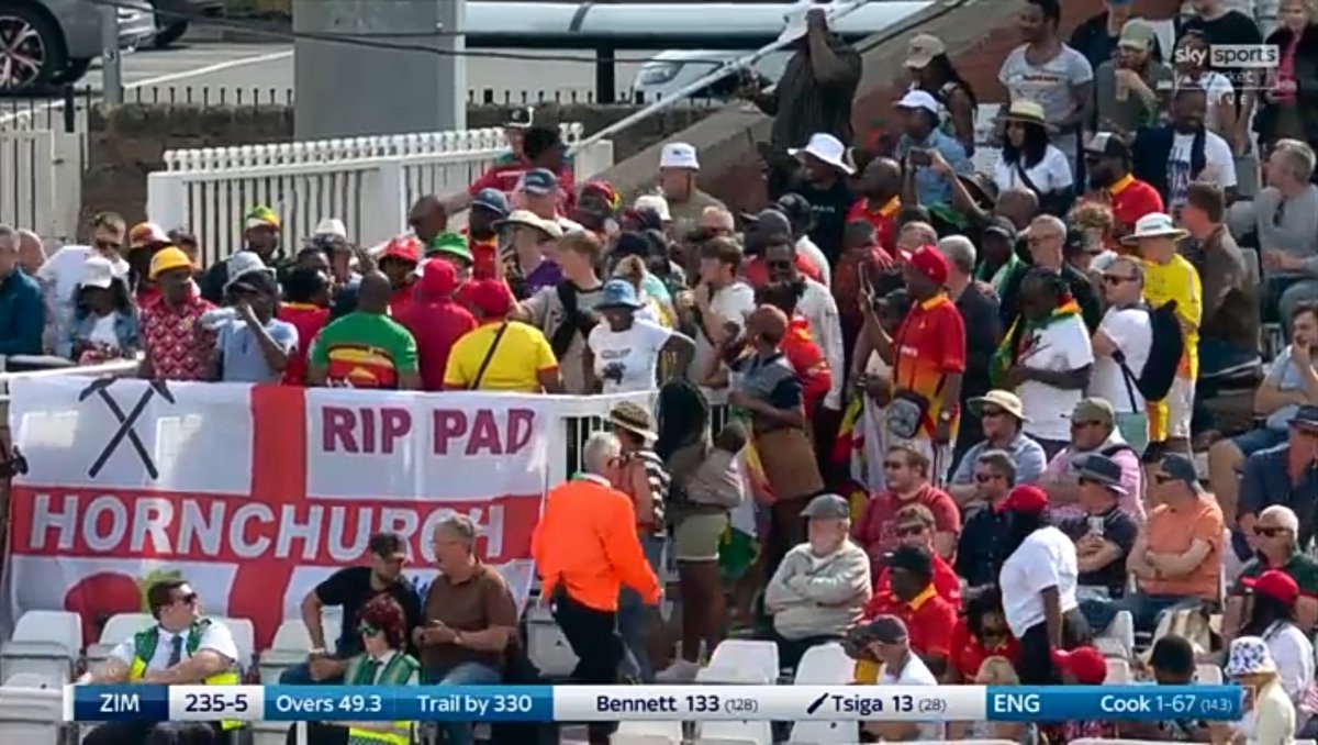 M A Y O R OF KWEKWE 🌴 (@bxllyville) on Twitter photo The <a href="/TheBarmyArmy/">England's Barmy Army 🏴🎺</a> have nothing on us! Zimbabwean cricket fans are simply the best there is 🇿🇼🏏🔥 The <a href="/TheBarmyArmy/">England's Barmy Army 🏴🎺</a> have nothing on us! Zimbabwean cricket fans are simply the best there is 🇿🇼🏏🔥