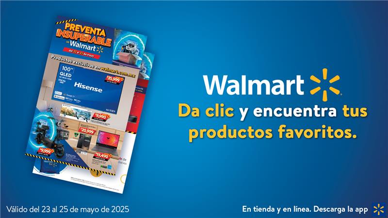 Alguien del futuro quiere darte las gracias. Porque aprovechaste los 3 días más #InsuperableWalmart del año.