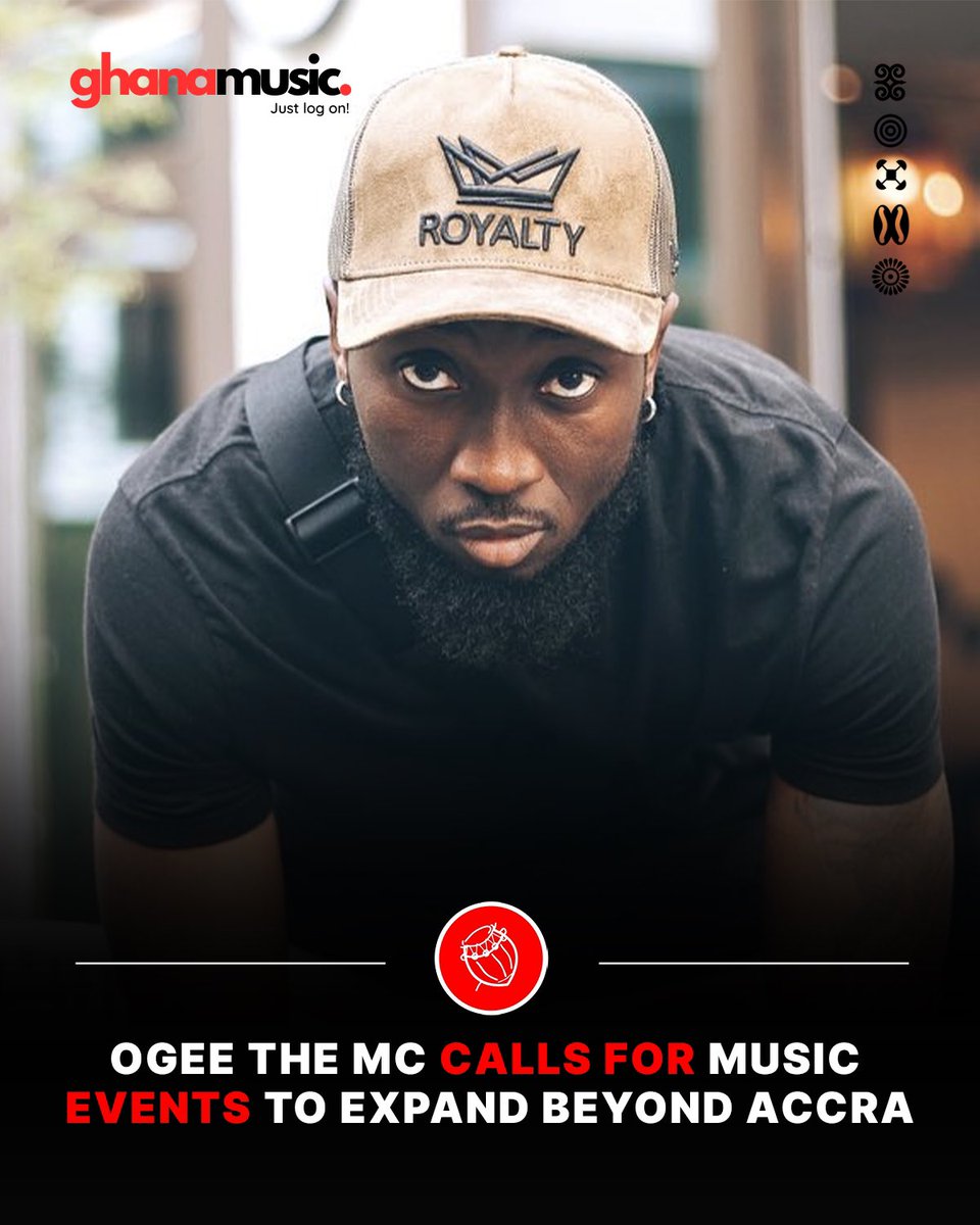 Ghanaian hypeman Ogee the MC (<a href="/OgeeTheMc/">OGEE🎤</a>)  is calling on event organizers and industry players to take music events and key activities beyond the capital city, Accra.
🔗: wp.me/p8iuh-x3j
#GhanaMusic